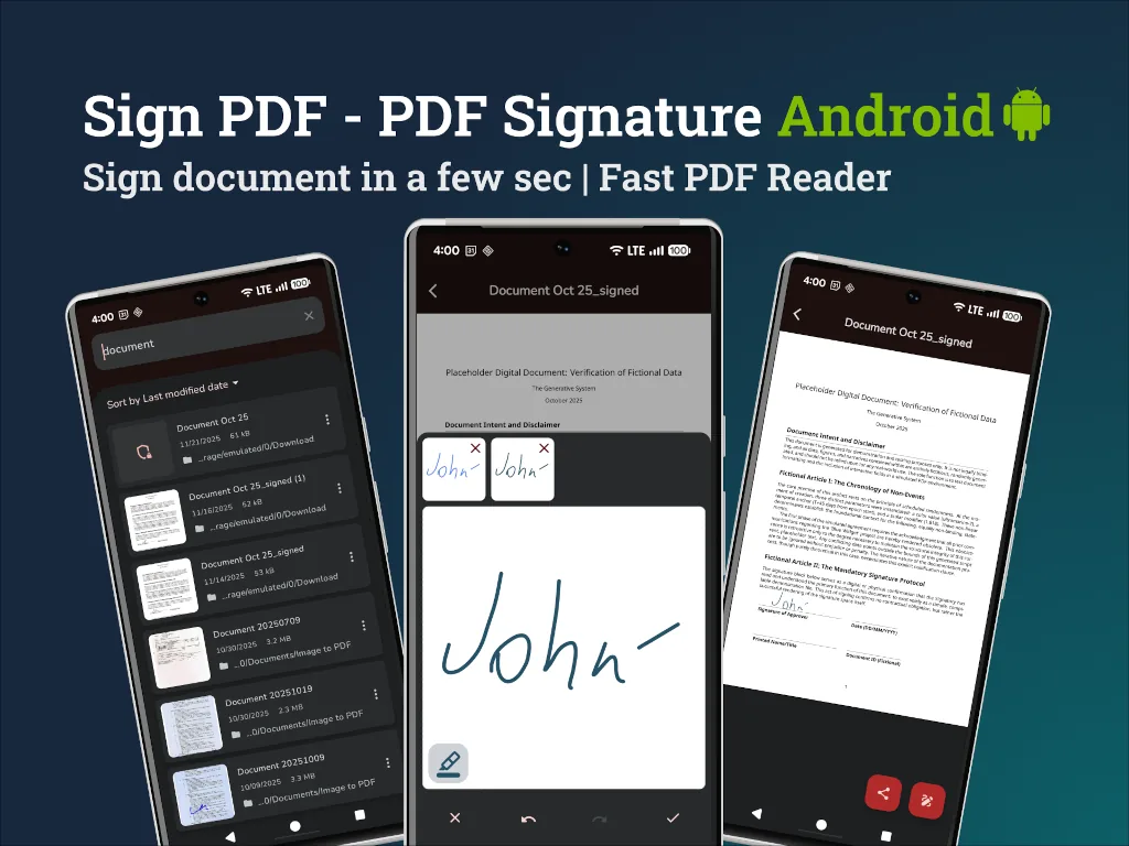 Sign PDF App Preview